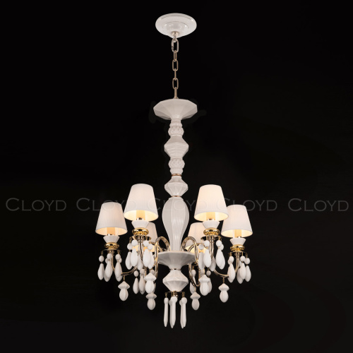 Люстра Cloyd LOTTIE-C C6 / Ø56 см- белая керамика (арт.11218) фото 2