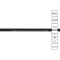 Магнитный трековый светильник Arte Lamp OPTIMA A7267PL-1BK