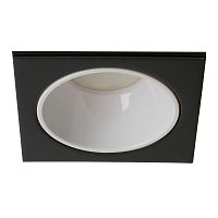 Светильник встраиваемый Feron DL3112 потолочный MR16 G5.3  черный + белый