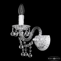 Бра с хрустальными подвесками AL16309B/1/141 WMN Bohemia Ivele Crystal (Богемия Ивеле Кристалл)