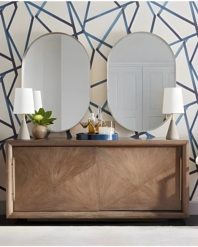 Зеркало в серебряной раме "Аманда" Зеркало в серебряной раме "Аманда"