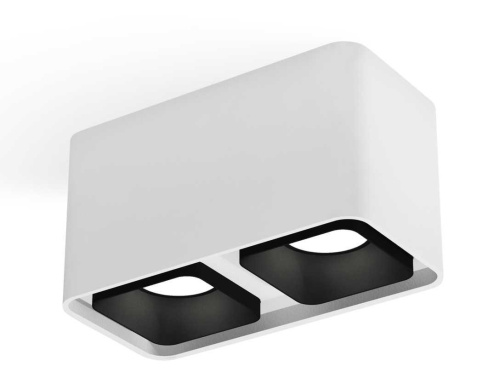 Комплект накладного светильника Ambrella light Techno Spot XS7850002 SWH/SBK белый песок/черный песок (C7850, N7702)