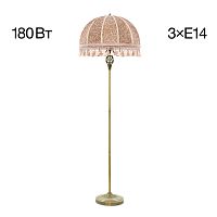 Citilux Базель CL407935 Торшер бронза с абажуром Вышивка