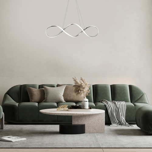 Подвесной светильник Escada 10236/1 LED*60W Chrome фото 2 Подвесной светильник Escada 10236/1 LED*60W Chrome фото 2