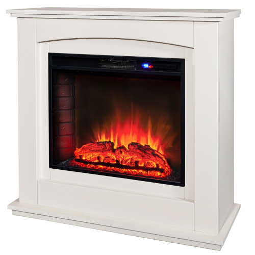 Электрокамин RealFlame Canada 25,5 WT белый с очагом Sparta 25,5 LED фото 2 Электрокамин RealFlame Canada 25,5 WT белый с очагом Sparta 25,5 LED фото 2
