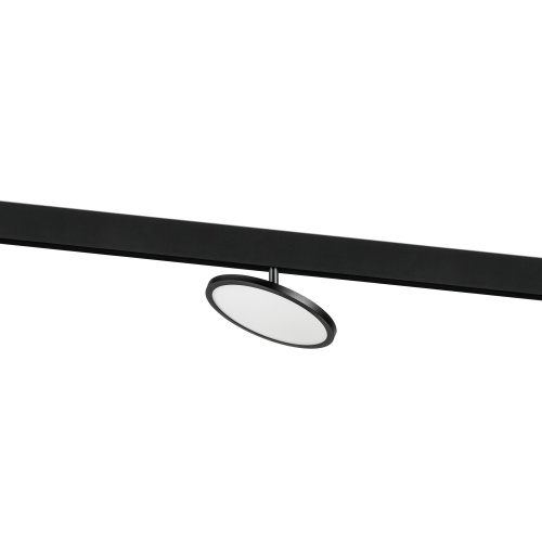 209737 Светильник поворотный 48V д/трека UNO LED 12W 1000LM 180G ЧЕРНЫЙ МАТОВЫЙ 3000K фото 2 209737 Светильник поворотный 48V д/трека UNO LED 12W 1000LM 180G ЧЕРНЫЙ МАТОВЫЙ 3000K фото 2