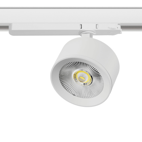 A5536TRIAC Светильник ALTA PRO для трековой системы Quattro с управлением TRIAC LED 15W 1700LM 36G БЕЛЫЙ 3000K с адаптером (215536 + 594056) фото 2