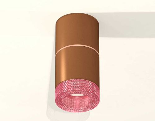 Комплект накладного светильника Ambrella light Techno Spot XS7404082 SCF/PI кофе песок/розовый (C7404, A2073, C7404, N7193) фото 2