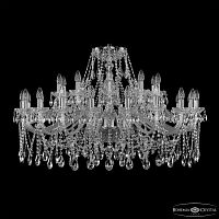 Люстра хрустальная 1413/20+10/400 Ni Bohemia Ivele Crystal (Богемия Ивеле Кристалл)