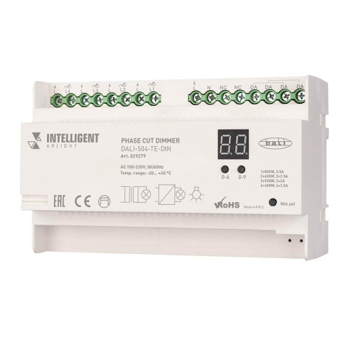 Диммер Arlight Dali-504-TE-DIN 029279 Диммер Arlight Dali-504-TE-DIN 029279