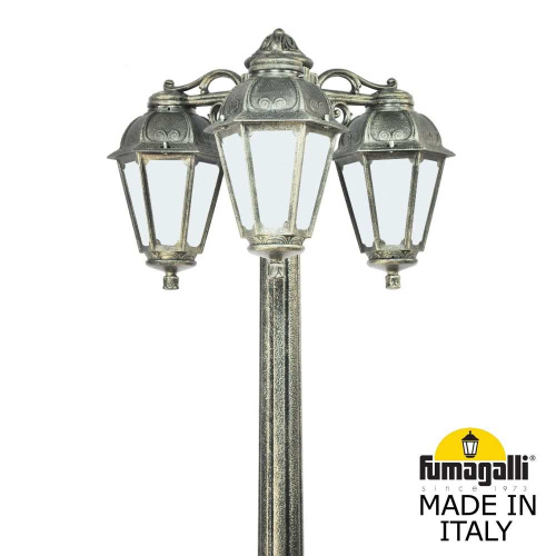 Fumagalli Садово-парковый фонарь FUMAGALLI RICU BISSO/SABA 3L DN K22.157.S30.BYE27DN фото 2