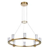 7144/55L HIGHTECH ODL26 515 Подвесной светильник античная бронза/акрилл/металл IP20 LED 45W 4260Лм 3000K 180° 220V DEFANCE