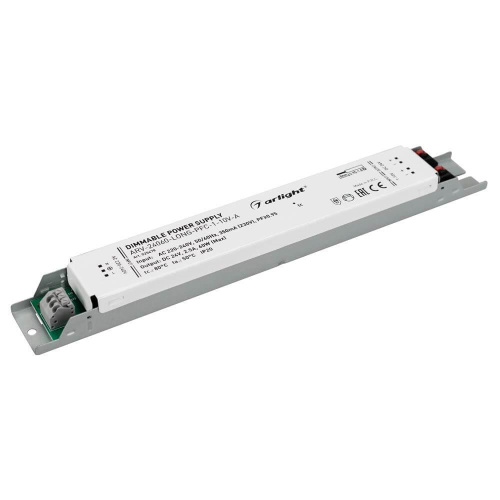 Блок питания Arlight ARV-24060-Long-PFC-1-10V-A 24V 60W IP20 2,5A 025478 Блок питания Arlight ARV-24060-Long-PFC-1-10V-A 24V 60W IP20 2,5A 025478