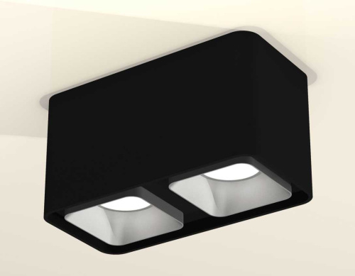 Комплект накладного светильника Ambrella light Techno Spot XS7851003 SBK/SSL черный песок/серебро песок (C7851, N7703) фото 2