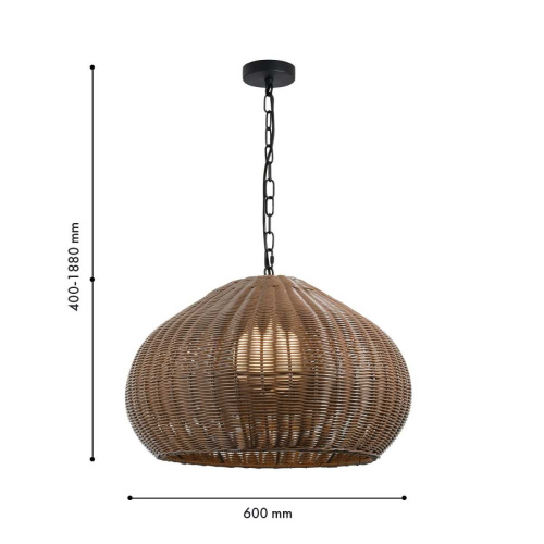 Подвесной светильник Favourite Wicker 4884-1P фото 3