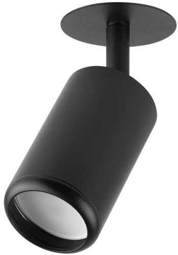 Светильник встраиваемый алюминиевый ЭРА KL106 BK под лампу MR16 GU10 черный матовый Б0061623 фото 4