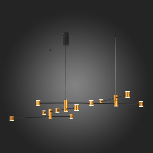 SL1596.423.22 Светильник подвесной ST-Luce Золотистый, Черный/Белый LED 22*3W 3000K ANICHITA фото 6