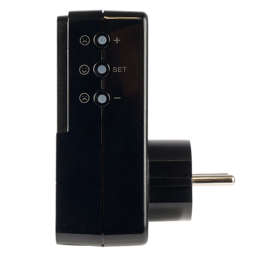 Реле напряжения для розетки регулируемое  STEKKER  VPR-200B, 230В,16A,черный фото 4