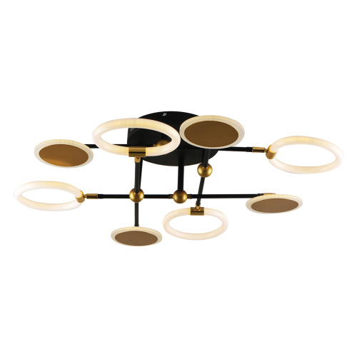 Потолочный светильник Escada 10247/8 LED LED*63W Black/Gold Потолочный светильник Escada 10247/8 LED LED*63W Black/Gold