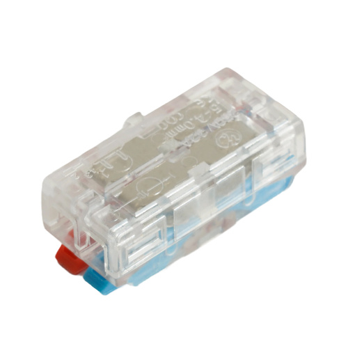 Клемма супер-компактная проходная серии 219 на 2 контакта STEKKER,LD219-422,  (DIY упак 10 шт) фото 5