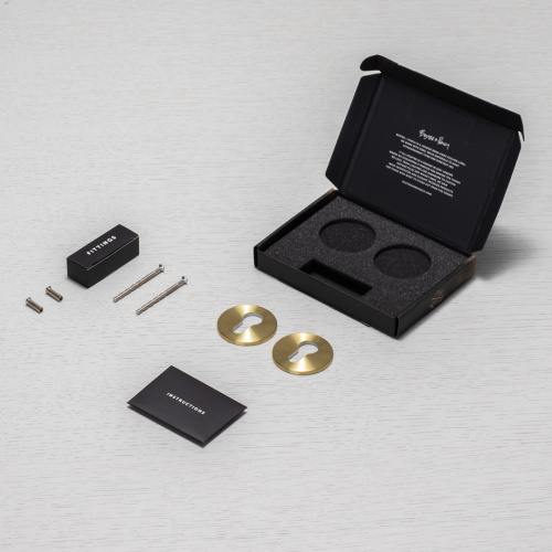 Накладка на замочную скважину Escutcheon Plate Brass фото 2