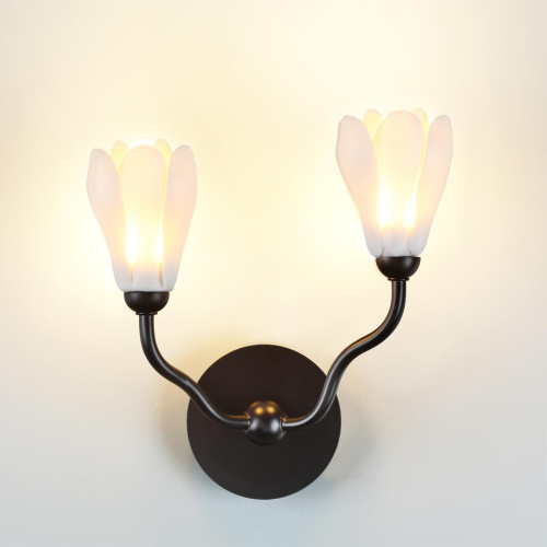 5090/2W MODERN ODL25 553 черный матовый/белый/фарфор Бра G4 LED 2*5W GARDI фото 4 5090/2W MODERN ODL25 553 черный матовый/белый/фарфор Бра G4 LED 2*5W GARDI фото 4