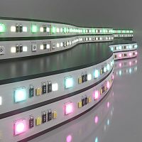 Светодиодная лента  24 В 16 Вт/м 90 Led/м 5050+2835+2835 IP20, MIX RGB/теплый белый 3300K/холодный белый 6500K, 5 м Лента светодиодная 24V 16W 90Led 5050+2835+2835 IP20 MIX RGB/теплый белый/холодный белый, 5м