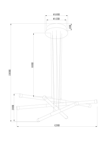 Подвесной светильник Freya FR6098PL-L64BZ фото 3