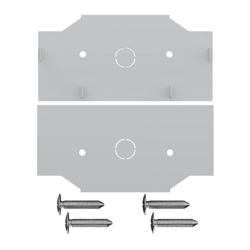 ST1047.589.02 Торцевая заглушка (внешняя 2шт)  ST-Luce Белый SKYLINE 48+ фото 2