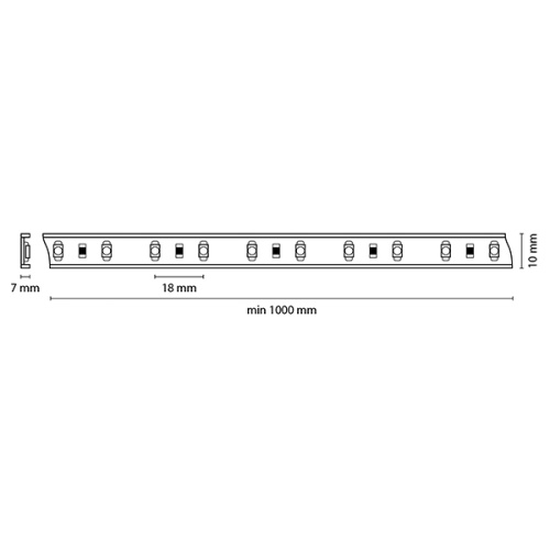 402002 Лента 220V LED 3528/60Р 3-4Lm/LED 3,4W/m WW (1шт= 1м) 2800-3200K ТЕПЛЫЙ БЕЛЫЙ СВЕТ IP65 фото 2