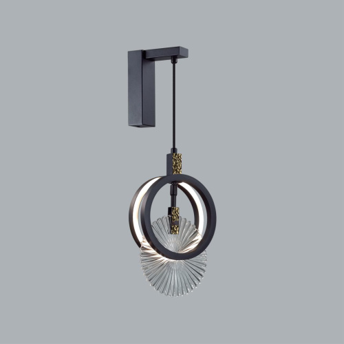 5421/17WL HIGHTECH ODL_EX25 083 черный/золото/металл/стекло Настенный светильник LED 17W 3000K 986Лм MERCURY фото 5 5421/17WL HIGHTECH ODL_EX25 083 черный/золото/металл/стекло Настенный светильник LED 17W 3000K 986Лм MERCURY фото 5
