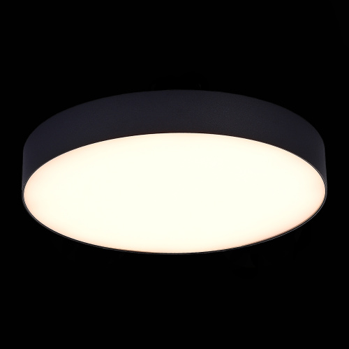 ST606.432.48 Светильник потолочный Черный LED 1*48W 3000K 4 320Lm Ra>85 120° IP20 D400xH55 185-265V Накладные светильники ST606.432.48 Светильник потолочный Черный LED 1*48W 3000K 4 320Lm Ra>85 120° IP20 D400xH55 185-265V Накладные светильники