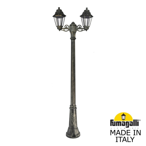 Fumagalli Садово-парковый фонарь FUMAGALLI GIGI BISSO/ANNA 2L E22.156.S20.BXE27 Fumagalli Садово-парковый фонарь FUMAGALLI GIGI BISSO/ANNA 2L E22.156.S20.BXE27
