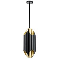 720087 Люстра SIENA 8х40W G9 ЧЕРНЫЙ/ЗОЛОТО