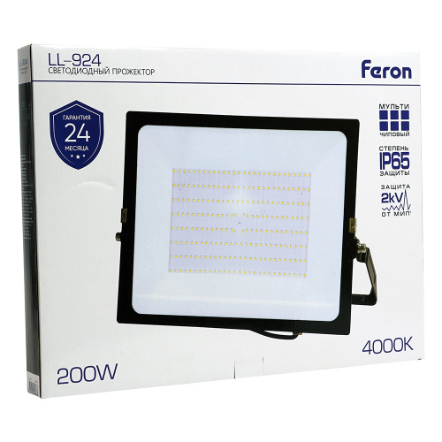 Светодиодный прожектор Feron LL-924 IP65 200W 4000K фото 8