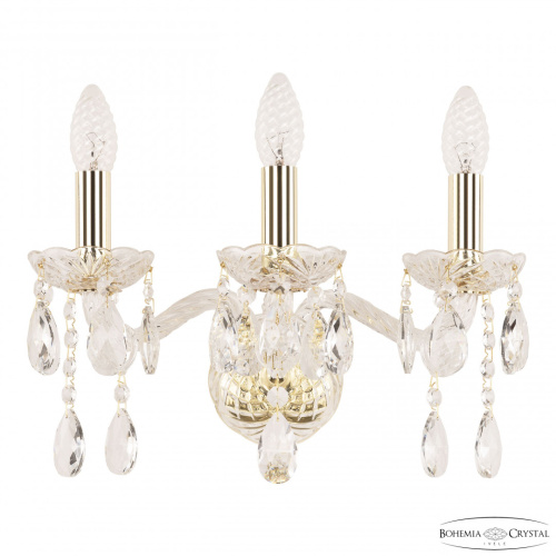 Бра хрустальные 107B/3/141 G Bohemia Ivele Crystal (Богемия Ивеле Кристалл)