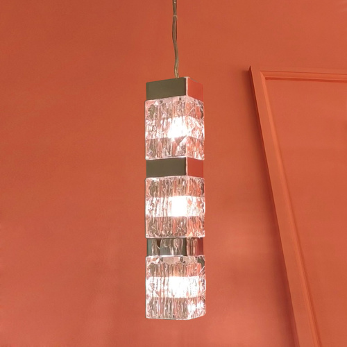 Подвесной светильник Cloyd CORUND-A P3 / выс. 45 см - хром (арт.10713)