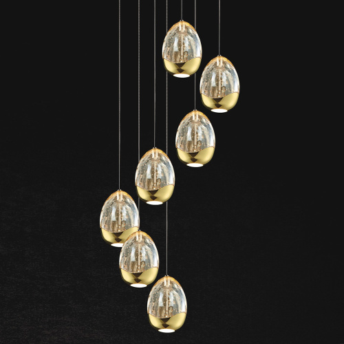 Подвесной светильник MD13003023-12A gold фото 3