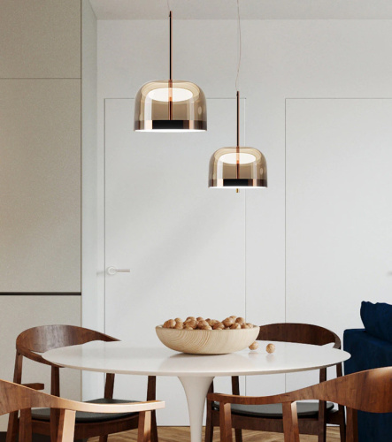 Подвесной светильник Equatore Large amber/copper фото 4