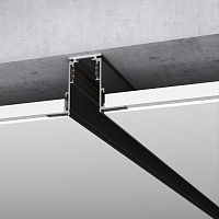 Slim Magnetic Шинопровод встраиваемый черный (2м) 85087/00 85087/00