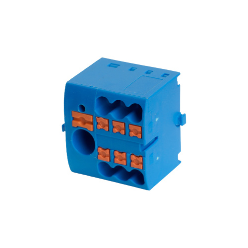 Зажим блочный (групп) для распред.тока нагрузки push-in на 6 точек, сеч 2,5 мм2, 690V,41А,  LD580 PTFIX 6-06/25 фото 2