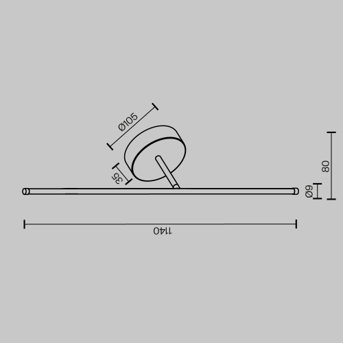 Настенный светильник (бра) Maytoni C084WL-L18BS2.7K-1 фото 4