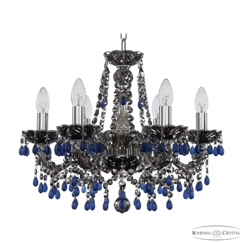 Люстра хрустальная 1410/6/160 Ni V3001 M731 Bohemia Ivele Crystal (Богемия Ивеле Кристалл)