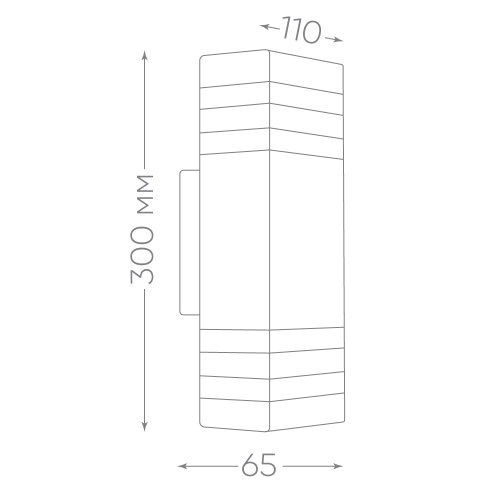 Светильник садово-парковый Feron DH0807, на стену вверх/вниз,  E27 230V, черный фото 9