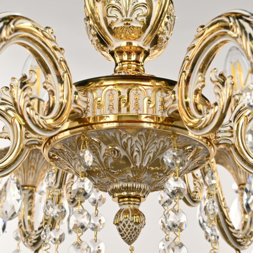 Люстра с хрустальными подвесками AL79101/6/175 A GW Bohemia Ivele Crystal (Богемия Ивеле Кристалл) фото 6