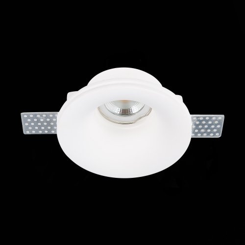 ST254.318.01 Св-к встр. из гипса Белый GU10 1*50W  IP20 D120xH50 180-240V Без ламп Встраиваемые светильники фото 4