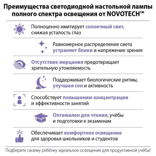 Настольная лампа Novotech Studi Ledo 359966 фото 4 Настольная лампа Novotech Studi Ledo 359966 фото 4