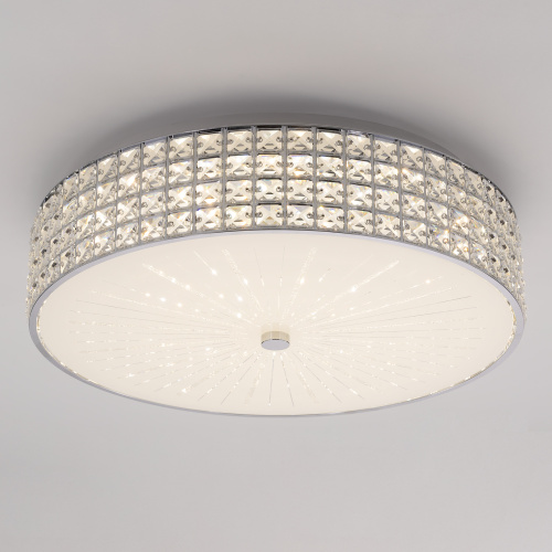 Citilux Портал CL32418G1 LED RGB Люстра хрустальная с пультом Хром фото 4 Citilux Портал CL32418G1 LED RGB Люстра хрустальная с пультом Хром фото 4