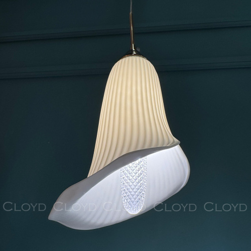 Подвесной светильник Cloyd OSANNA P1 / Ø13 см - керамика - белый (арт.11887) фото 3