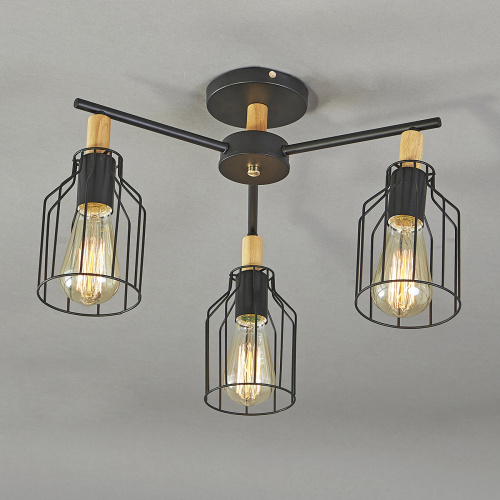 Потолочный светильник Escada 469/3PL E27*60W Black фото 3 Потолочный светильник Escada 469/3PL E27*60W Black фото 3